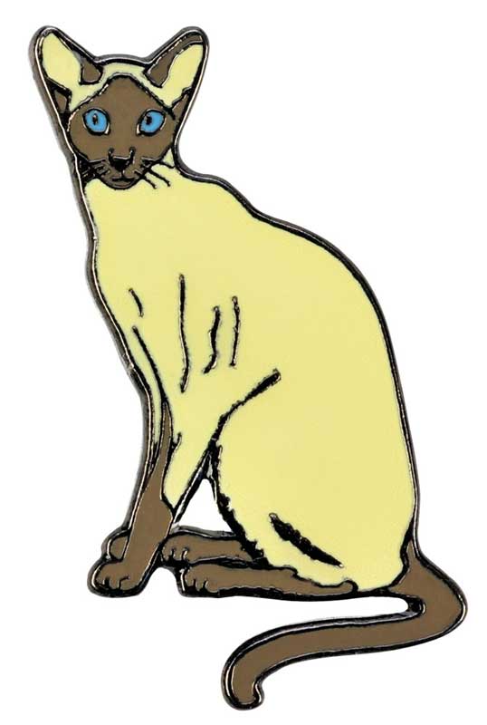 Pin / broche: Siamese kat