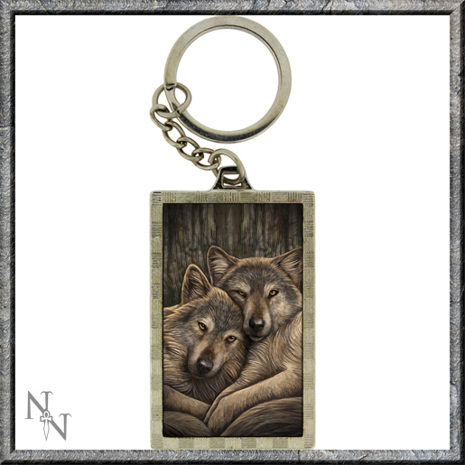 Lisa Parker 3D sleutelhanger wolven