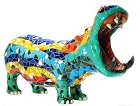 Barcino Design nijlpaard (Multi-Colored) 43 cm