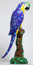 Barcino Designs papegaai blauw 40 cm
