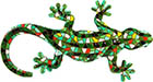 Barcino Designs gekko muurhanger groen 36 cm