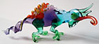 Glas beeld kameleon