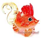 Painted Glass: Vis goudvis